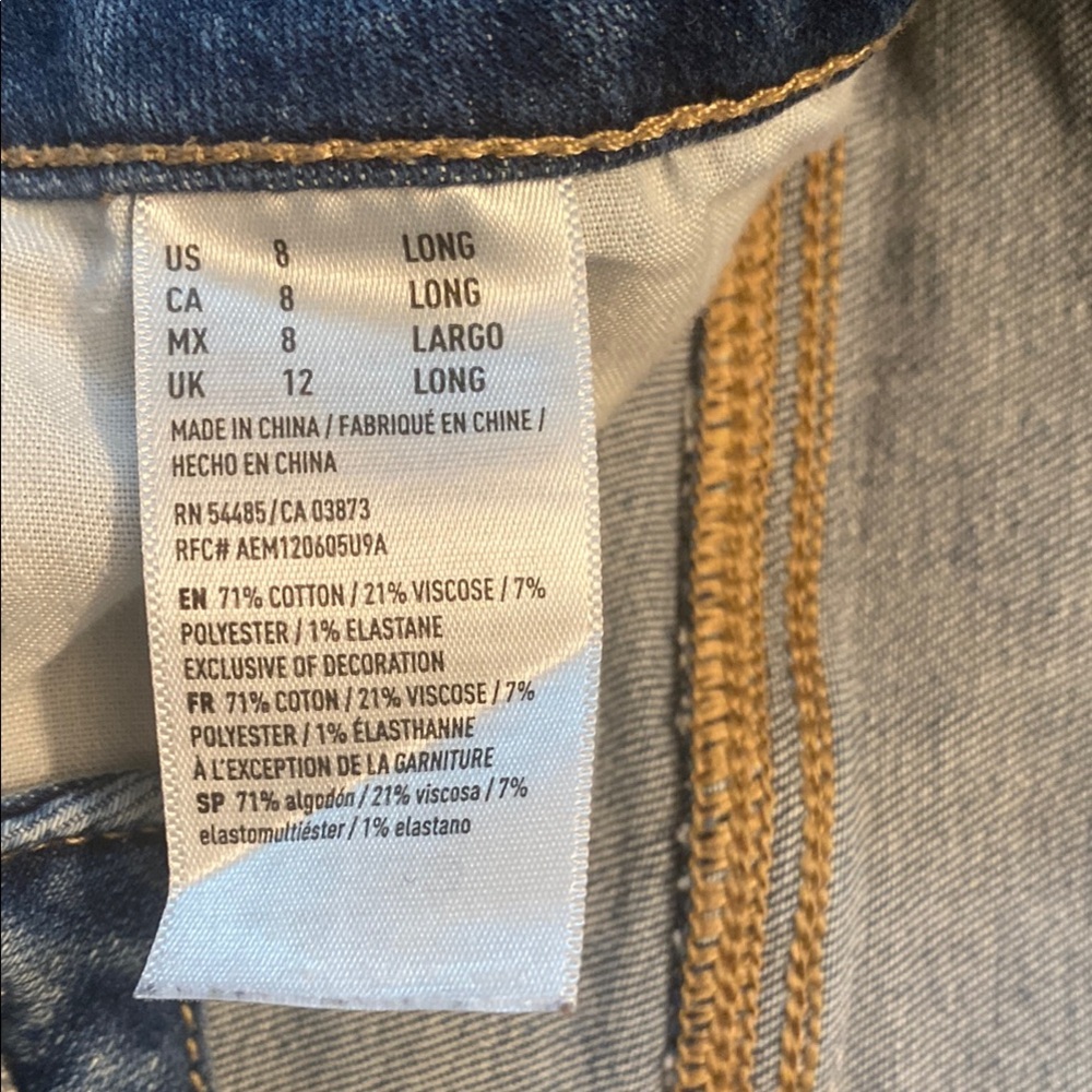 American Eagle Outfitters Women's Blue Jeans - Picture 3 of 10